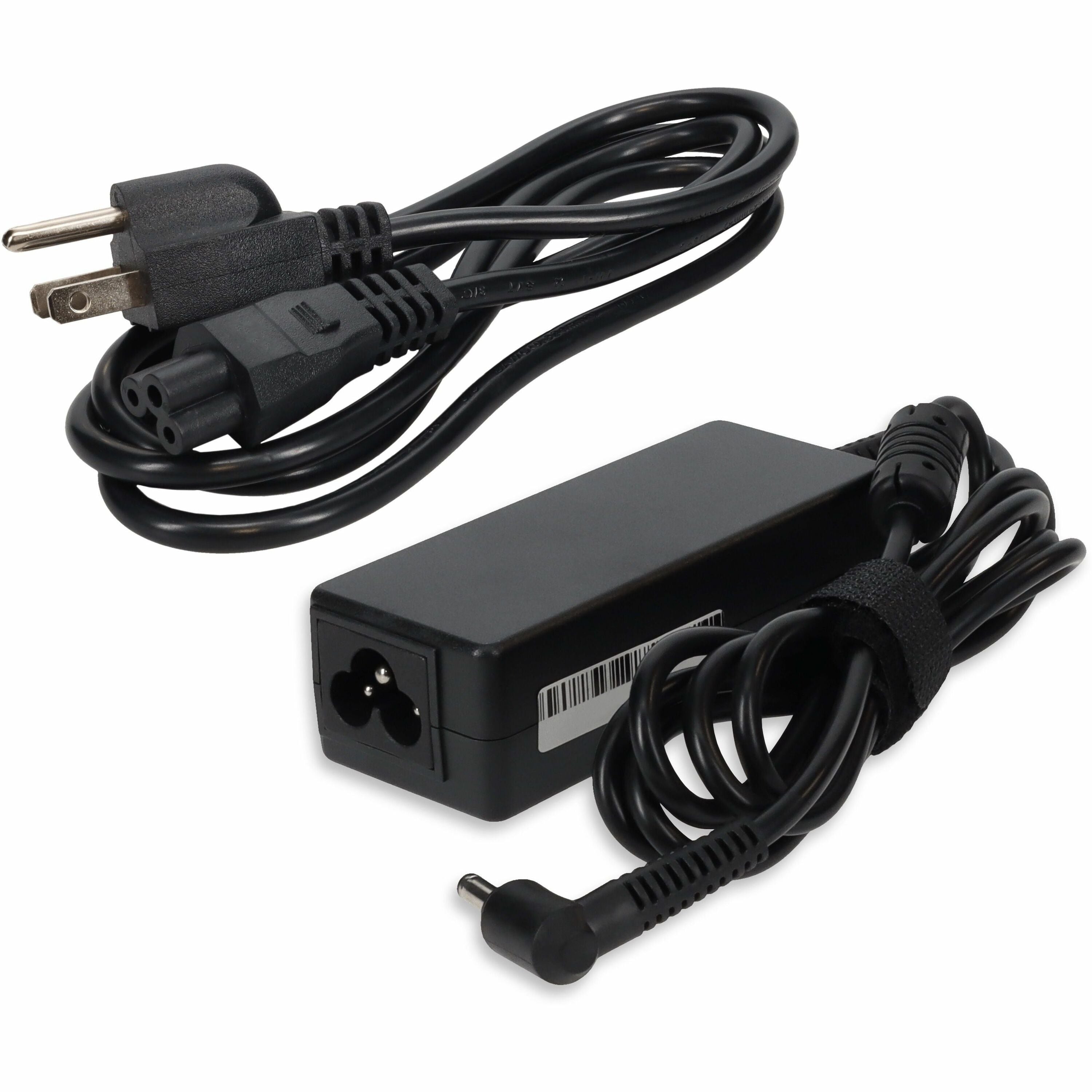 AddOn ASUS 90XB05TN-MPW010 Compatible 45W 19V at 2.37A Black 4.0mm x 1.3mm Laptop Power Adapter and Cable - 90XB05TN-MPW010-AA