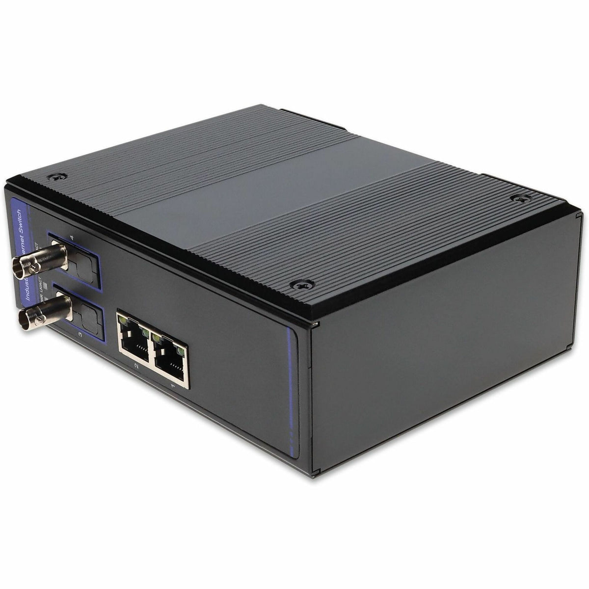 AddOn 1x 10/100/1000Base-TX(RJ-45) to 1x Open SFP Port Managed Industrial Media Converter Switch - ADD-IMGMC-SFP