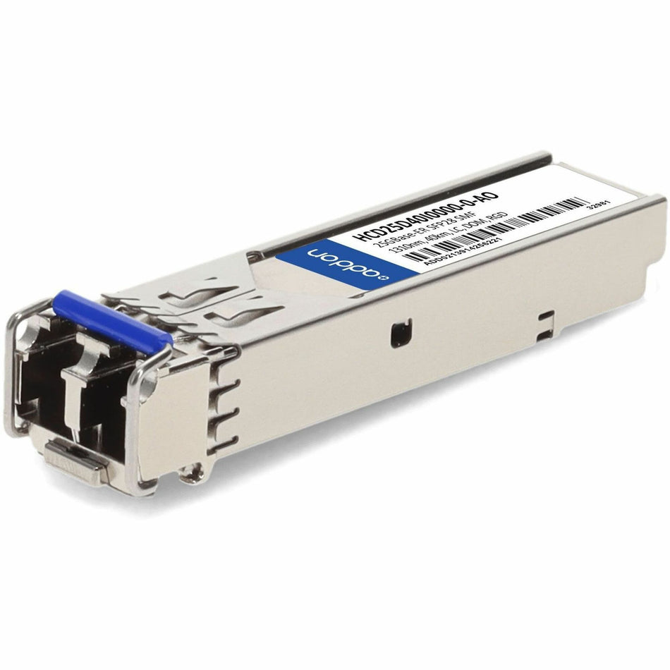 AddOn Fujitsu&reg; HCD25D40I0000-0 Compatible TAA 25GBase-ER SFP28 Transceiver (SMF, 1310nm, 40km, LC, DOM, -40 to 85C) - HCD25D40I0000-0-AO