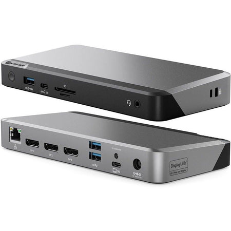 Alogic Universal Dock Triple Display Screen 4K docking station with 100W power delivery PD DP Alt Mode USB-C and USB-A devices - DUPRDX3-WW