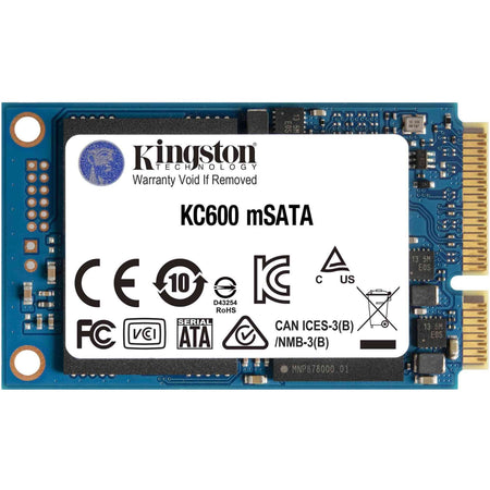 Kingston KC600 1 TB Solid State Drive - mSATA Internal - SATA (SATA/600) - SKC600MS/1024G