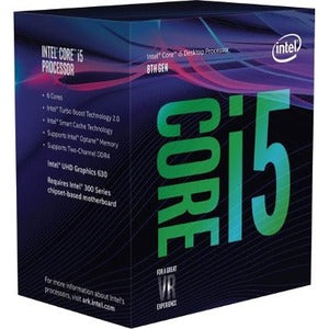 Intel Core i5 i5-8400 Hexa-core (6 Core) 2.80 GHz Processor - Retail Pack - BX80684I58400