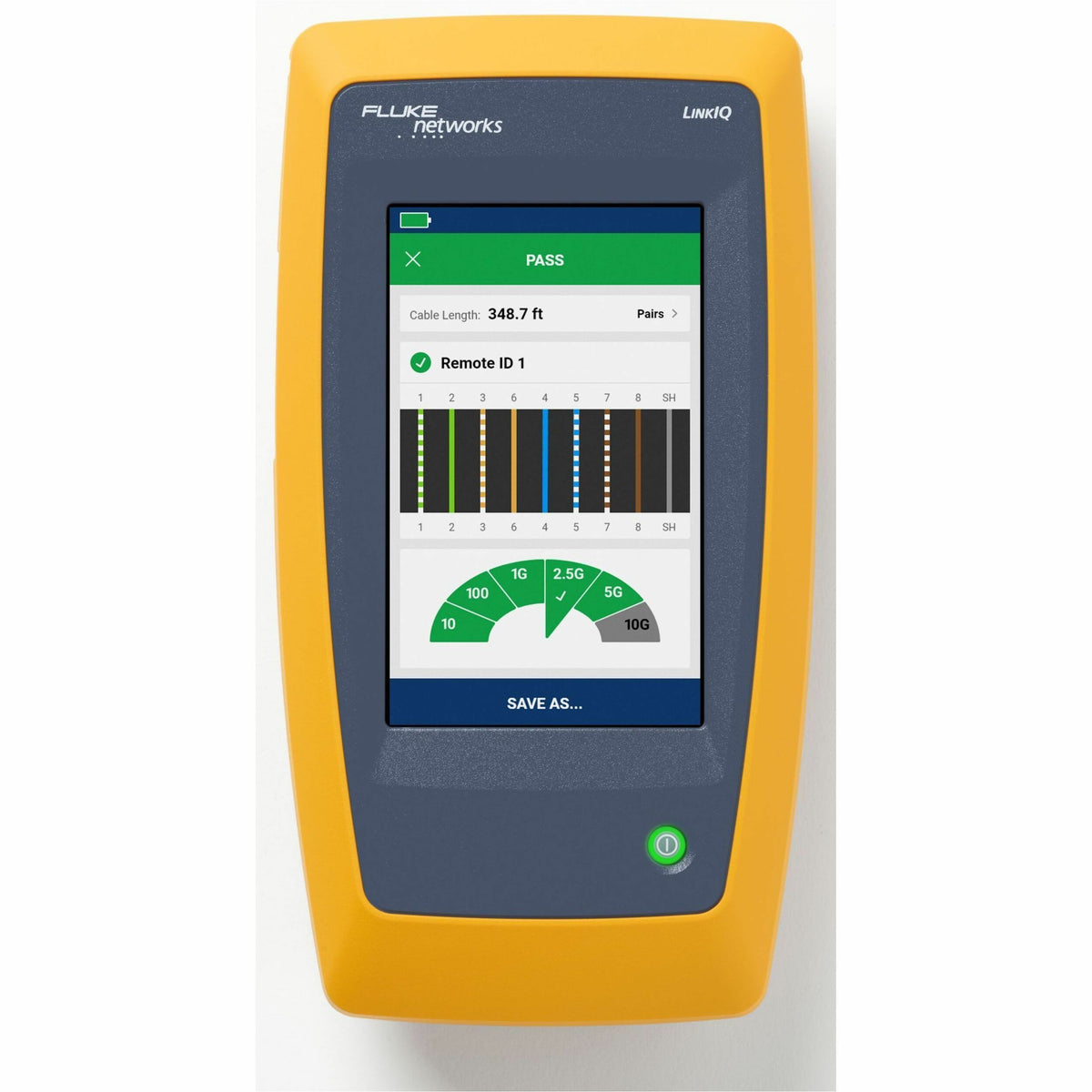 Fluke Networks LinkIQ Industrial Ethernet Cable+Network Tester - LIQ-100-IE