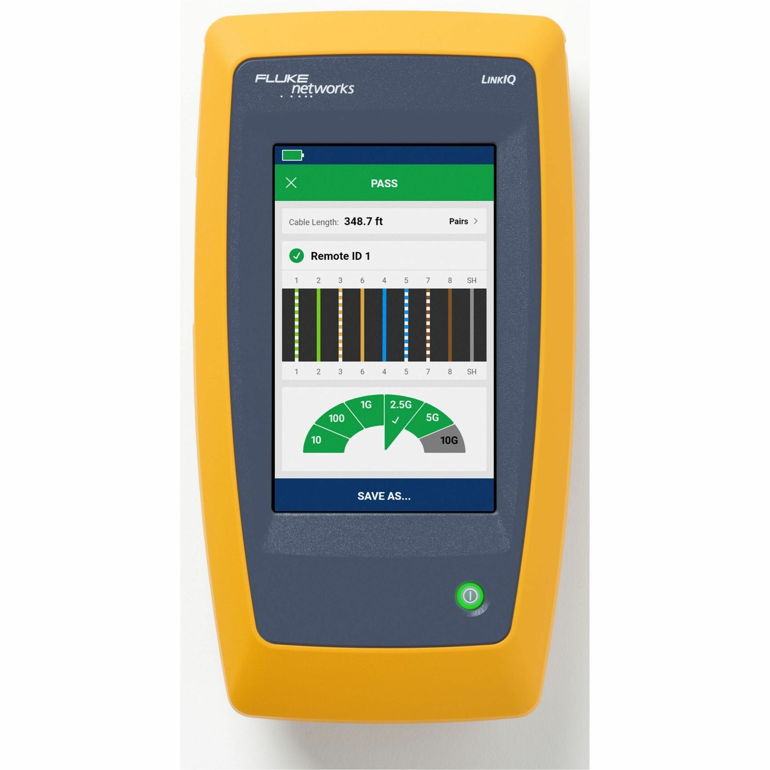 Fluke Networks LinkIQ Industrial Ethernet Cable+Network Tester - LIQ-100-IE