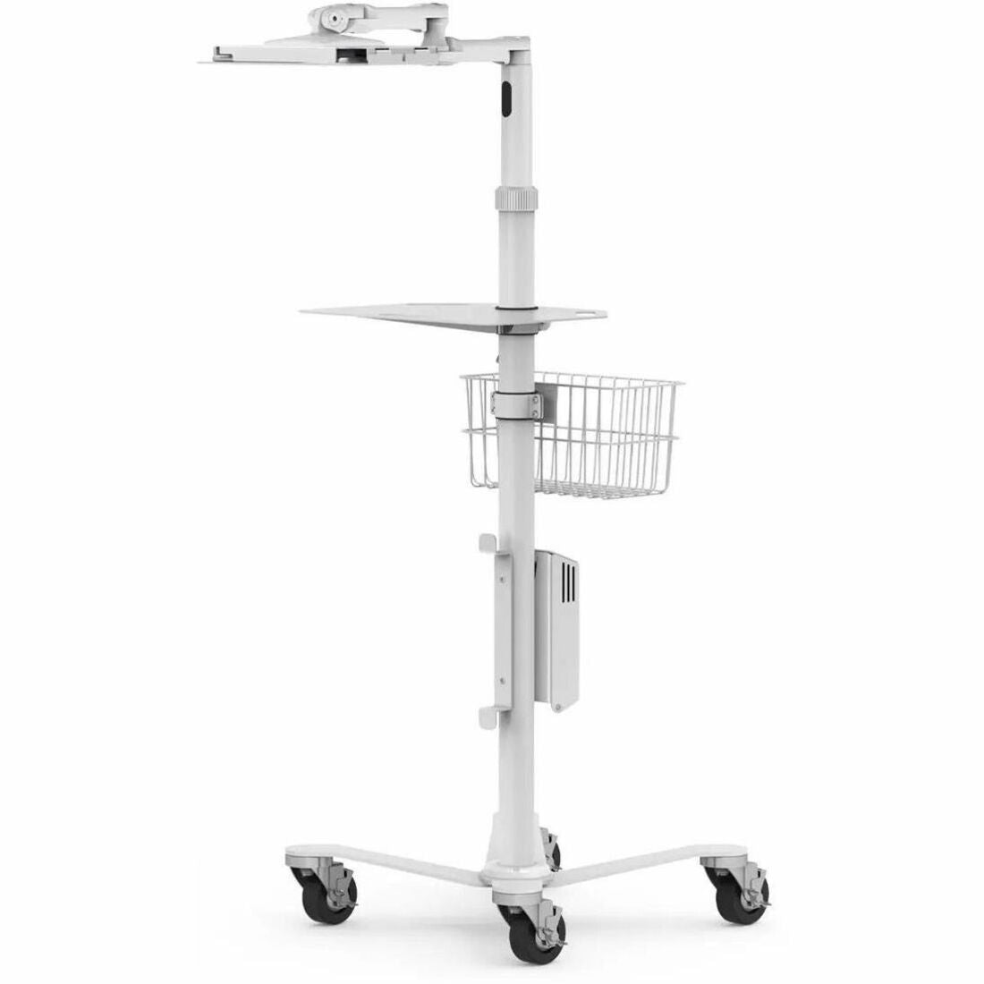 Compulocks iPad Medical Rolling Cart - Rise Freedom Extended - MCRSTDEXW102IPDSW