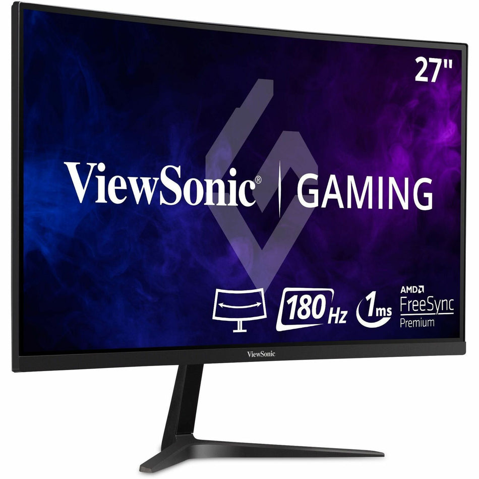 ViewSonic OMNI VX2718-PC-MHD 27 Inch Curved 1080p 1ms 180Hz Gaming Monitor with FreeSync Premium, Eye Care, HDMI and Display Port - VX2718-PC-MHD