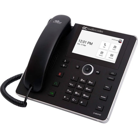 AudioCodes C450HD IP Phone - Corded - Cordless - Wi-Fi, Bluetooth - Wall Mountable - Black - IPC450HDEG-DBW