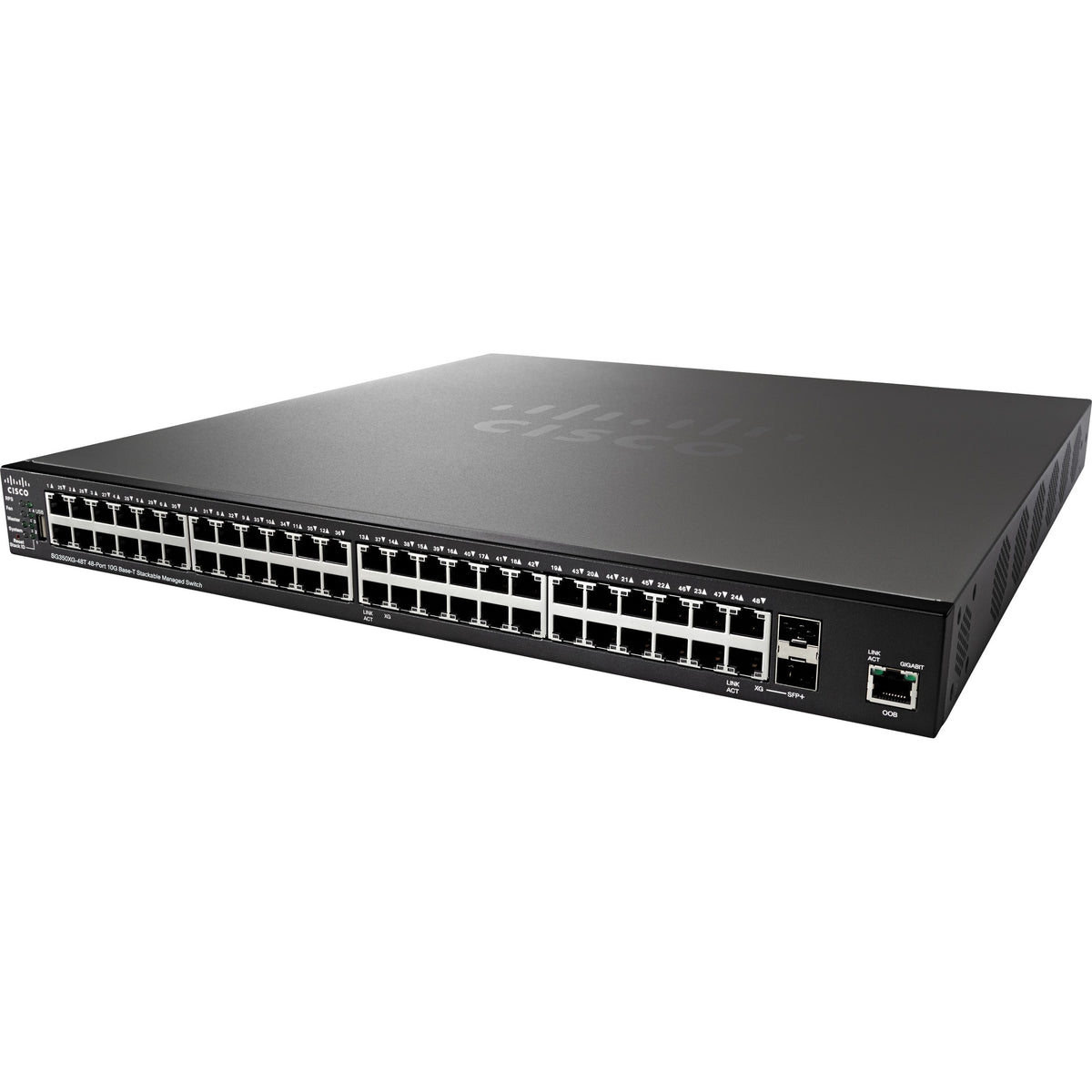 Cisco SG350XG-48T 48-Port 10GBase-T Stackable Managed Switch - SG350XG-48TK9NA-RF