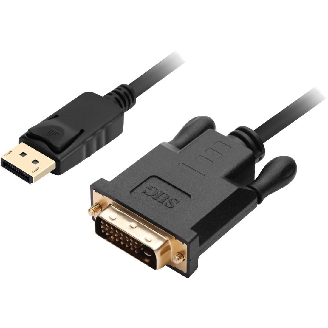SIIG DisplayPort to DVI 6ft Cable - CB-DP1V12-S1