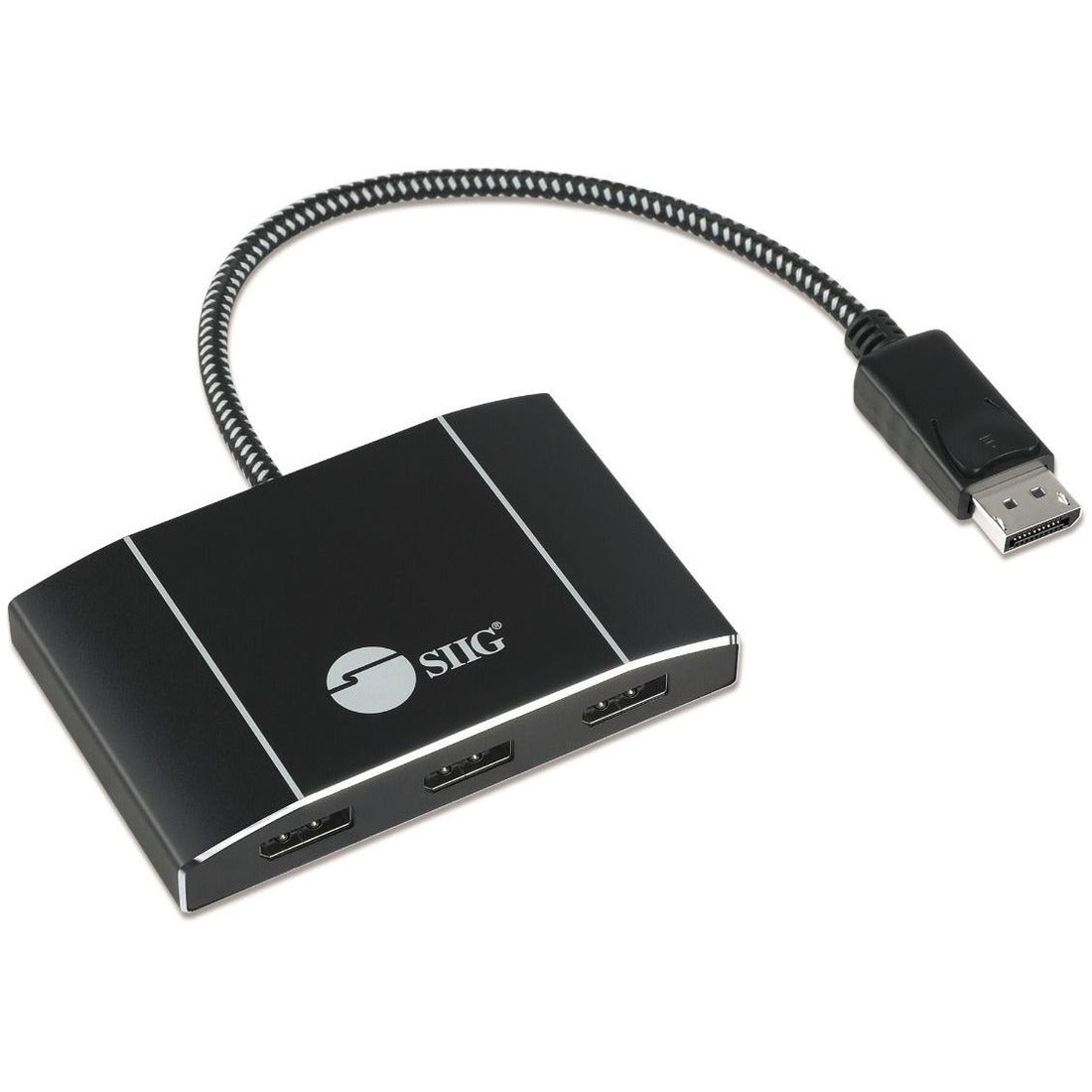 SIIG 8K 1x3 DisplayPort 1.4 to DisplayPort MST Hub Splitter - CE-DP0P11-S1