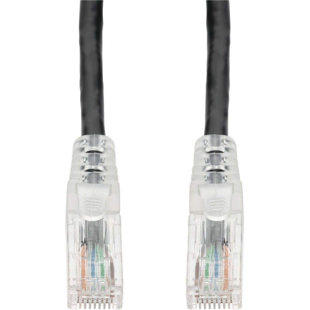 AddOn 14ft Black CAT 6 PVC Ethernet Cable Snagless Easy Clear Boot TAA RJ-45 M/M - ADD-14FCAT6-BK-TAA