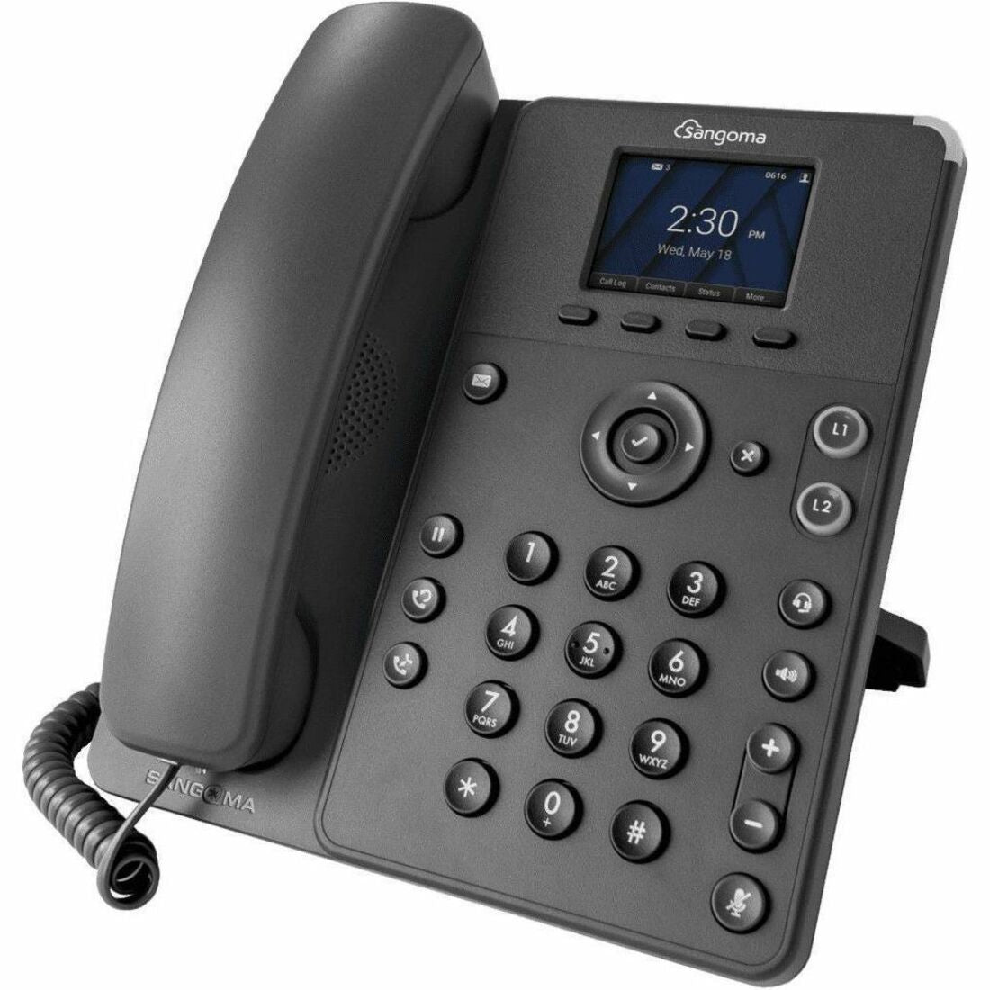 Sangoma P310 IP Phone - Corded/Cordless - Corded - 3 Multiple Conferencing - 1TELP310LF