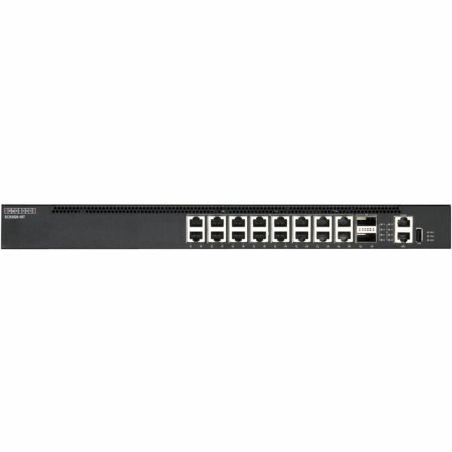 Edge-Core L2+/Lite L3 10G Ethernet Aggregation Switch with 2 40G Uplinks - ECS5520-18T