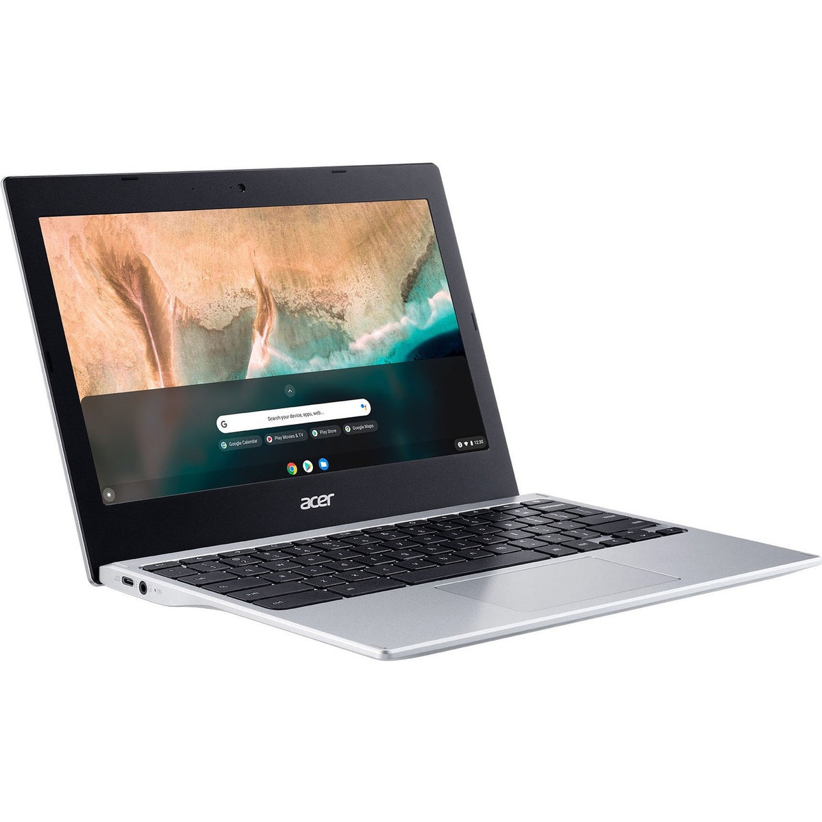 Acer Chromebook 311 CB311-11H CB311-11H-K04N 11.6" Chromebook - HD - Octa-core (ARM Cortex A73 + Cortex A53) - 4 GB - 32 GB Flash Memory - English (US) Keyboard - Pure Silver - NX.AAYAA.004