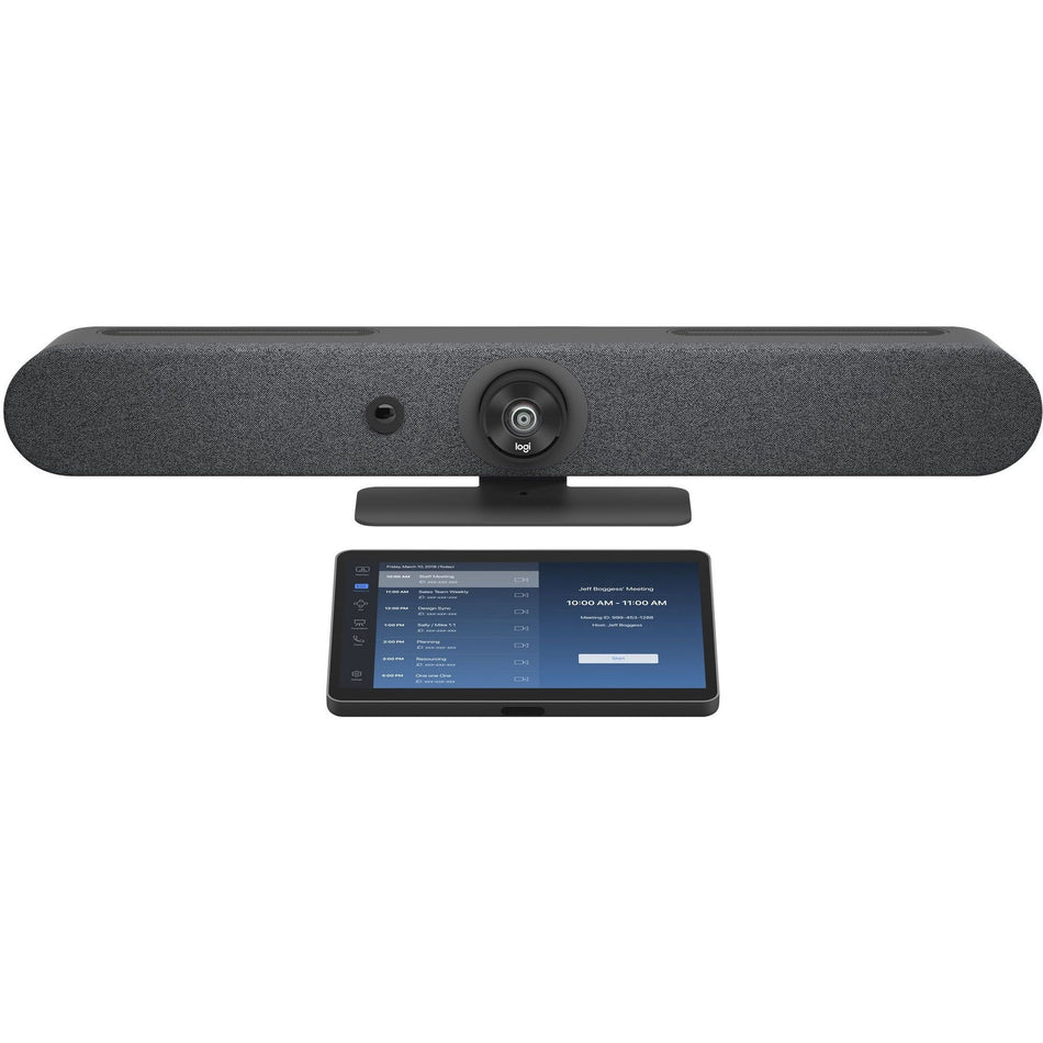 Logitech Rally Bar Mini (Graphite) + Tap with Cat5e - Video Conferencing Kit - TAPRMGUNIAPP