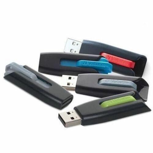 32GB Store 'n' Go&reg; V3 USB 3.2 Gen 1 Flash Drive - 5pk - Assorted - 70900