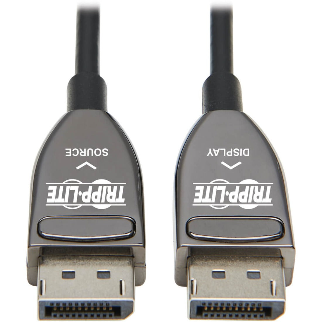 Eaton Tripp Lite Series DisplayPort Active Optical Cable (AOC), 8K 60 Hz (M/M), CL3 Rated, Latching Connectors, Black, 30 m (98 ft.) - P580F3-30M-8K6