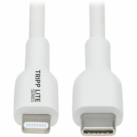 Eaton Tripp Lite Series USB-C to Lightning Sync/Charge Cable (M/M), MFi Certified, White, 1 m (3.3 ft.) - M102-01M-WH