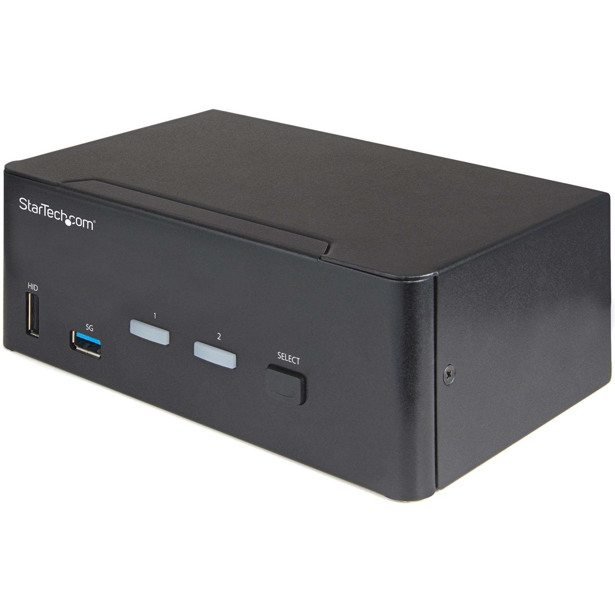 StarTech.com 2 Port Dual Monitor HDMI KVM Switch, 4K 60Hz HDMI 2.0 UHD HDR, 2 Port USB 3.0 Hub, 4x USB HID, Audio, Hotkey Switching, TAA - SV231DHU34K6