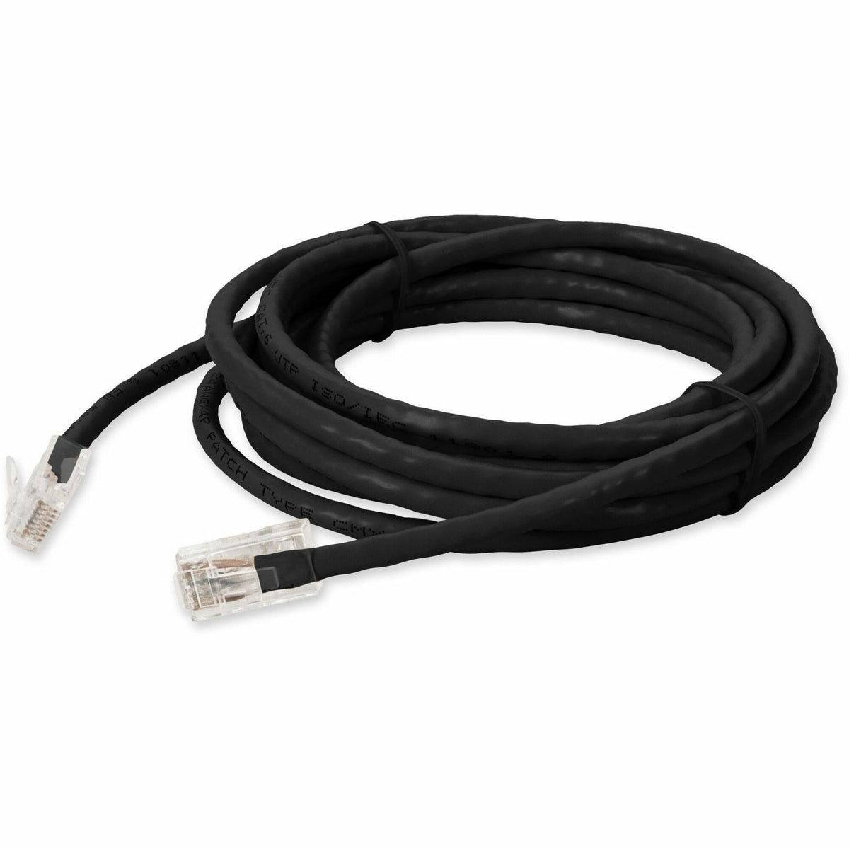 AddOn 4ft Black CAT 6 PVC Ethernet Cable Non-Booted RJ-45 M/M - ADD-4FCAT6NB-BK