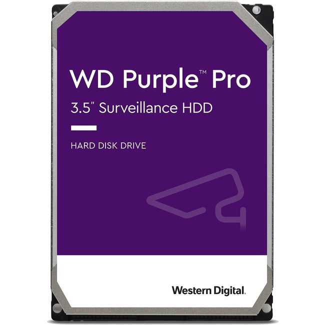 Western Digital Purple Pro WD121PURP 12 TB Hard Drive - 3.5" Internal - SATA (SATA/600) - Conventional Magnetic Recording (CMR) Method - WD121PURP