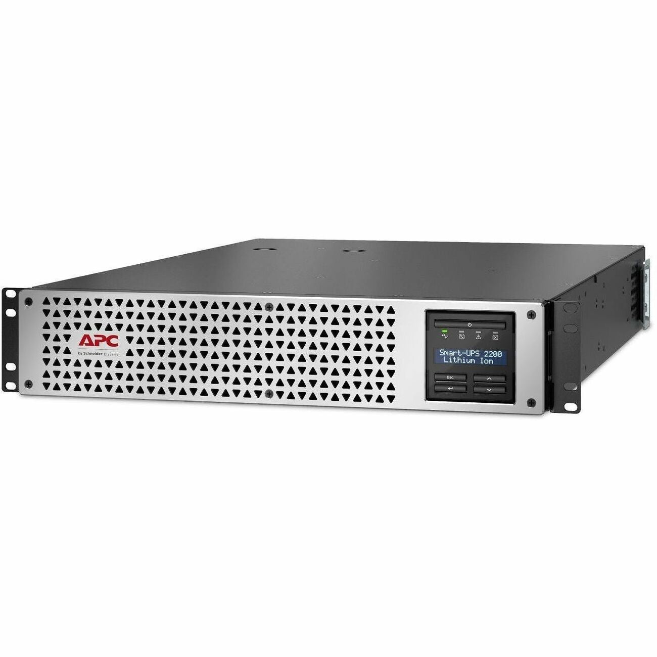 APC Smart-UPS, Line Interactive, 2200VA, Lithium-ion, Rackmount 2U, 120V, 2x NEMA 5-20R+6x NEMA 5-15R outlets, SmartConnect Port+SmartSlot, AVR, LCD - SMTL2200RM2UC