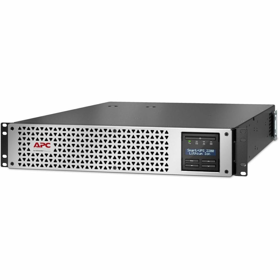 APC Smart-UPS, Line Interactive, 2200VA, Lithium-ion, Rackmount 2U, 120V, 2x NEMA 5-20R+6x NEMA 5-15R outlets, SmartConnect Port+SmartSlot, AVR, LCD - SMTL2200RM2UC