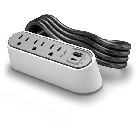 Wiremold Desktop Power Center Series - Power Center Slim - 6ft Cord - White - WSPC320CWH