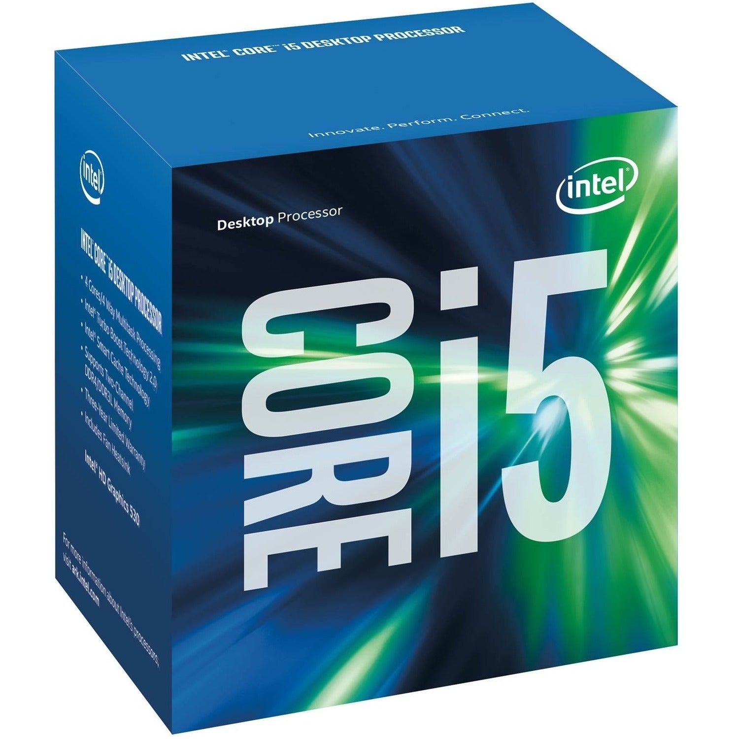 Intel Core i5 i5-6600 (6th Gen) i5-6600 Quad-core (4 Core) 3.30 GHz Processor - Retail Pack - BX80662I56600