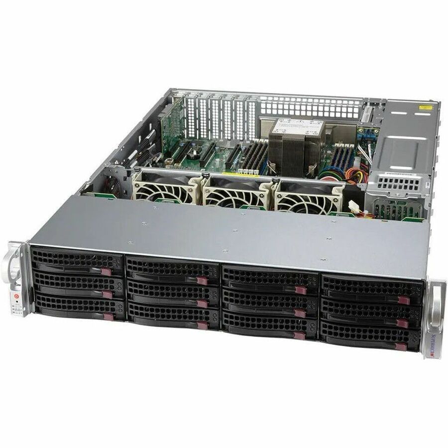 Supermicro SuperServer Barebone System - 2U Rack-mountable - Socket LGA-4189 - 1 x Processor Support - 1 - SSG-520P-ACTR12H