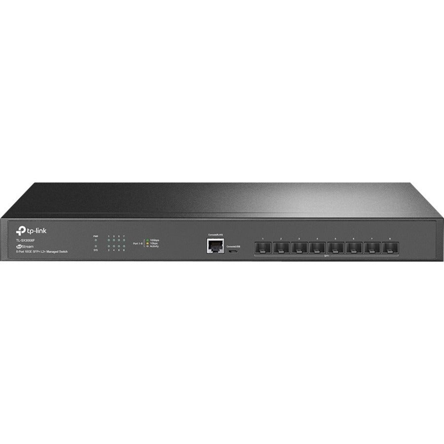 TP-Link TL-SX3008F - JetStream 8-Port 10GE SFP+ L2+ Managed Switch - TL-SX3008F