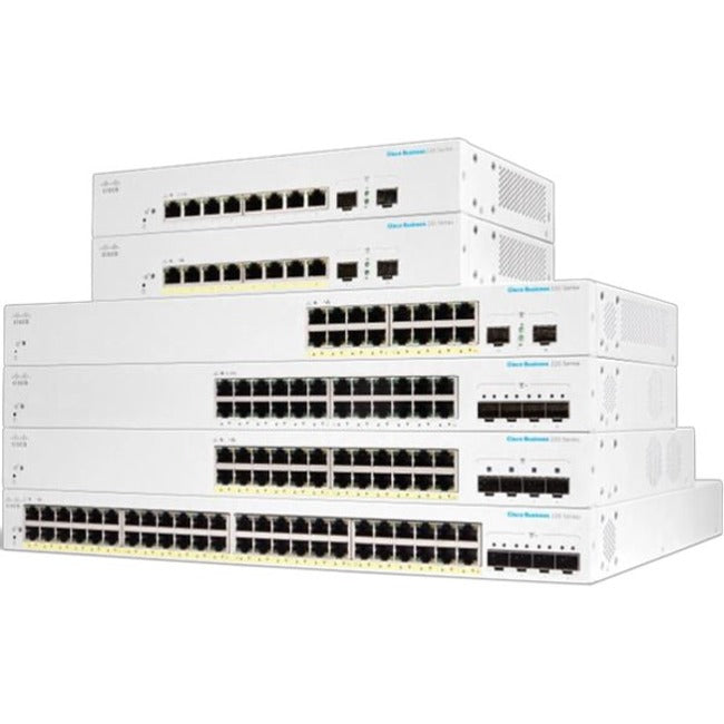 Cisco Business CBS220-8T-E-2G Ethernet Switch - CBS220-8T-E-2G-NA