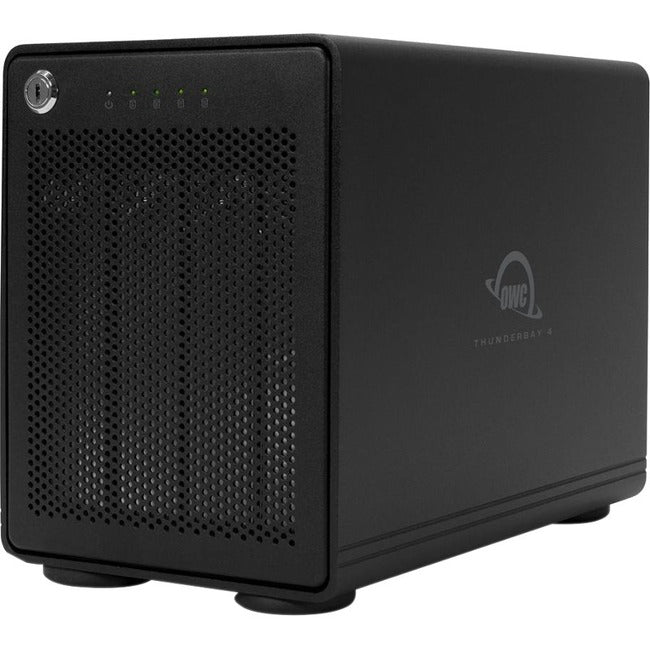 OWC ThunderBay 4 Drive Enclosure SATA/600 - Thunderbolt 3 Host Interface Desktop - Black - OWCTB3SRT64.0S