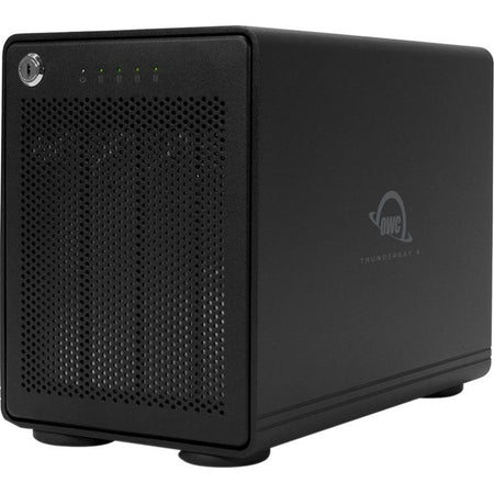 OWC ThunderBay 4 Drive Enclosure SATA/600 - Thunderbolt 3 Host Interface Desktop - Black - OWCTB3SRT64.0S