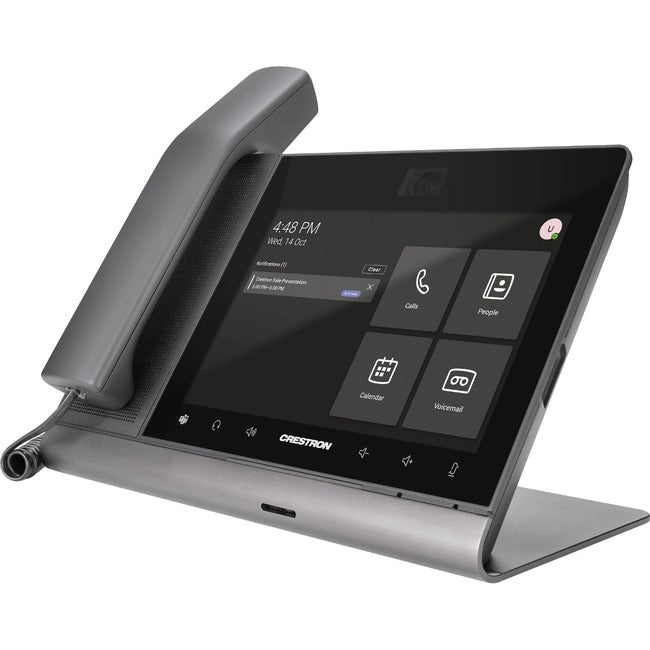 Crestron Flex UC-P8-T-C-HS IP Phone - Corded/Cordless - Corded/Cordless - Wi-Fi, Bluetooth - Desktop, Wall Mountable - 6511681