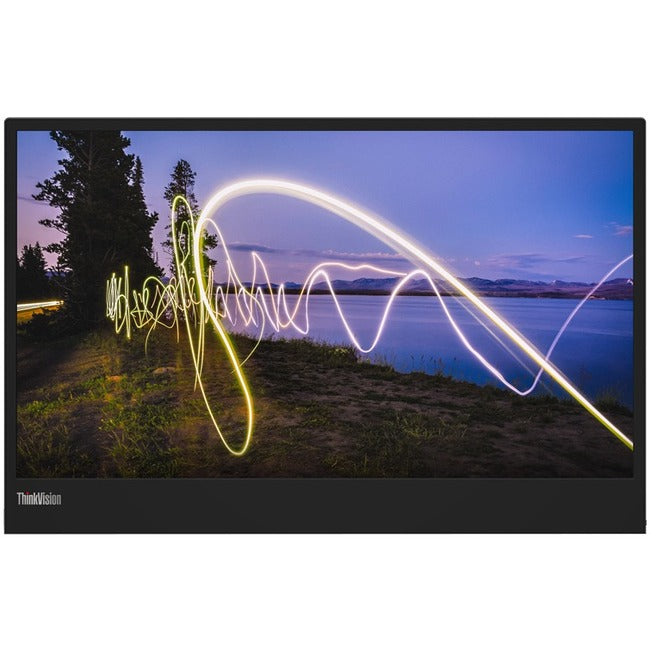 Lenovo ThinkVision M15 16" Class Full HD LED Monitor - 16:9 - Raven Black - 62CAUAR1US