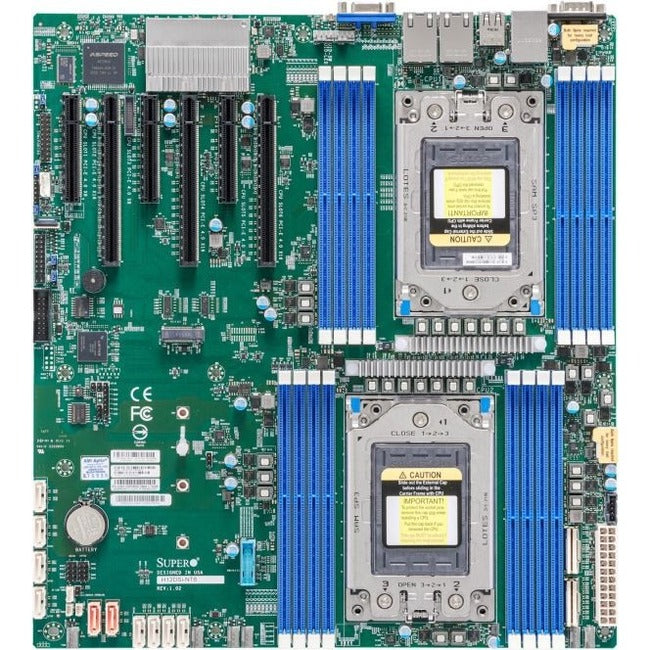 Supermicro H12DSI-NT6 Server Motherboard - AMD Chipset - Socket SP3 - Extended ATX - MBD-H12DSI-NT6-O