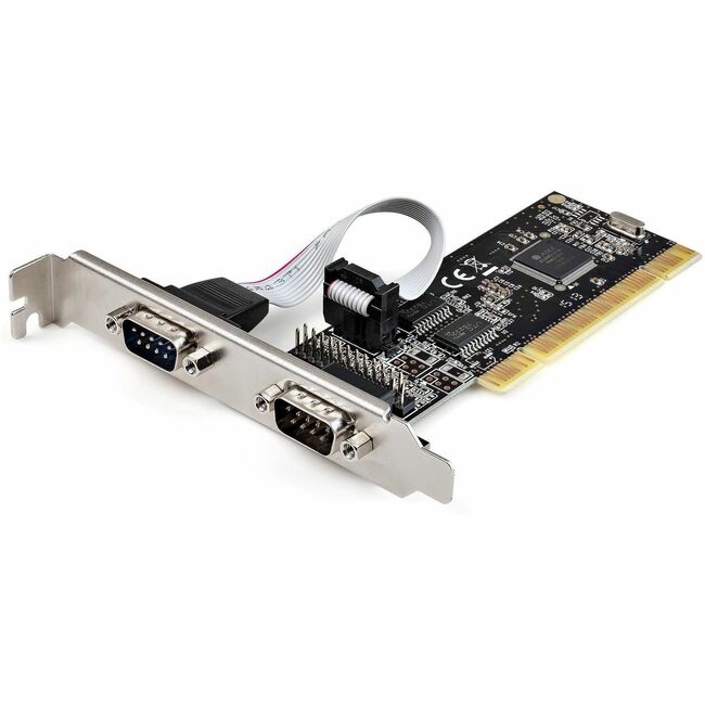 StarTech.com PCI Serial Parallel Combo Card with Dual Serial RS232 Ports (DB9) & 1x Parallel Port (DB25), PCI Adapter Expansion Card - PCI2S1P2