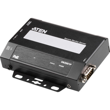 ATEN SN3001P 1-Port RS-232 Secure Device Server with PoE - SN3001P
