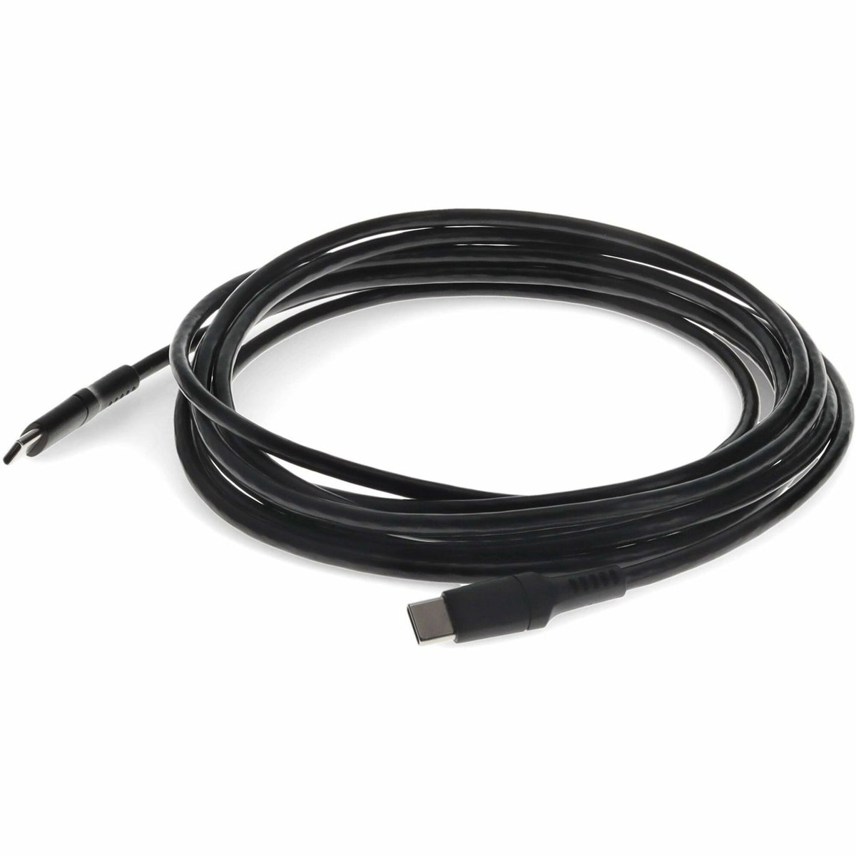 AddOn 2.0m (6.6ft) USB C Male to USB C Male USB 2.0 Sync and Charge Black Cable - USBC2MB