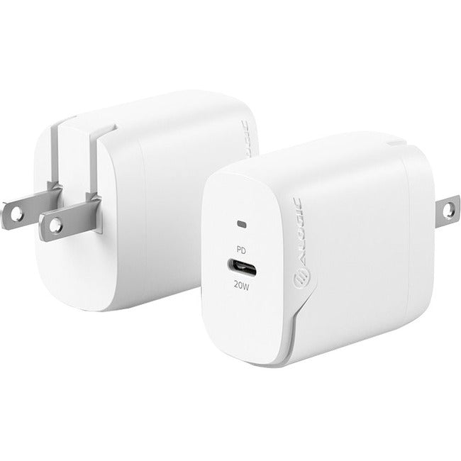 Alogic 1X20 Rapid Power 20W USB-C Compact Wall Charger - WC1X20-US