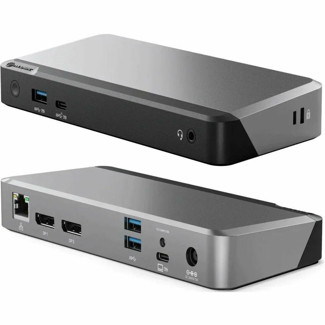 Alogic MX2 USB-C Dual Display DP Alt. Mode Docking Station - With 65W Power Delivery - DUPRMX2-WW