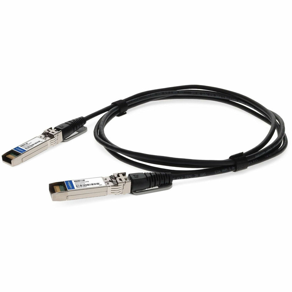 AddOn Aruba Networks&reg; R0M46A-1 Compatible TAA 50GBase-CU SFP56 to SFP56 Direct Attach Cable (Passive Twinax, 1m) - R0M46A-1-AO