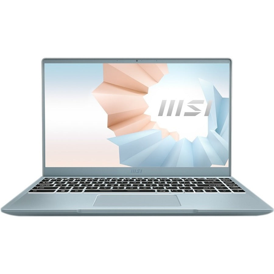 MSI Modern 14 B11MO-611 14" Rugged Notebook - Full HD - 1920 x 1080 - Intel Core i5 11th Gen i5-1135G7 900 MHz - 8 GB Total RAM - 512 GB SSD - Blue Stone - MODERN14B611