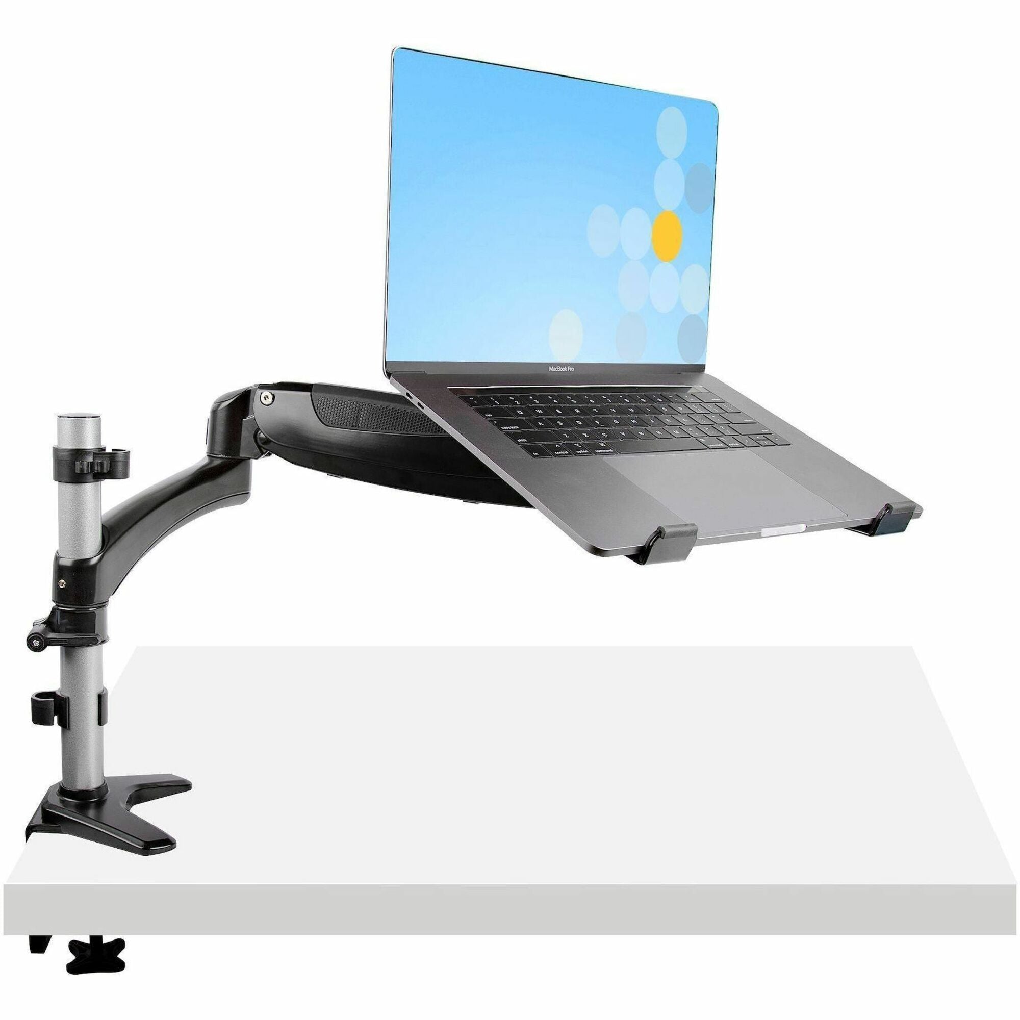 StarTech.com Desk Mount Laptop Arm, Full Motion Articulating Arm/Stand for Laptop or 34" (17.6lb/8kg) Monitor, VESA Mount Laptop Tray - ARMUNONB1