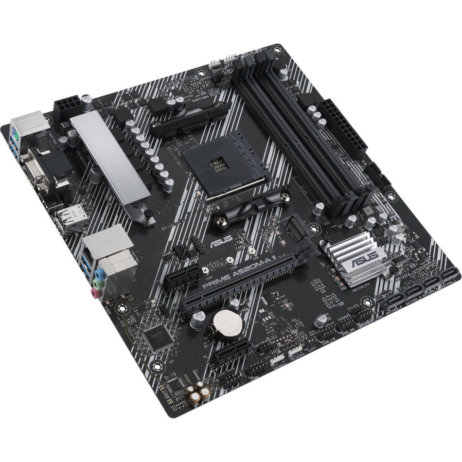 Asus Prime A520M-A II/CSM Desktop Motherboard - AMD A520 Chipset - Socket AM4 - Micro ATX - PRIME A520M-A II/CSM