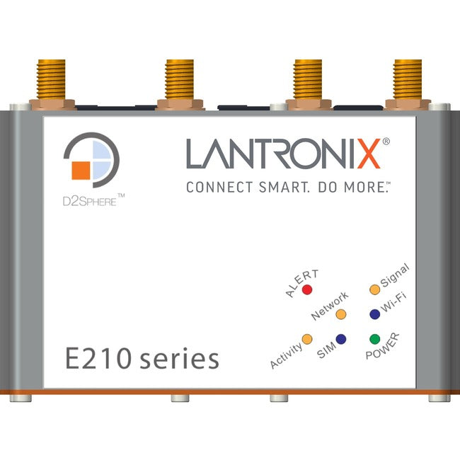 Lantronix E214 2 SIM Cellular, Ethernet Modem/Wireless Router - E214F002S