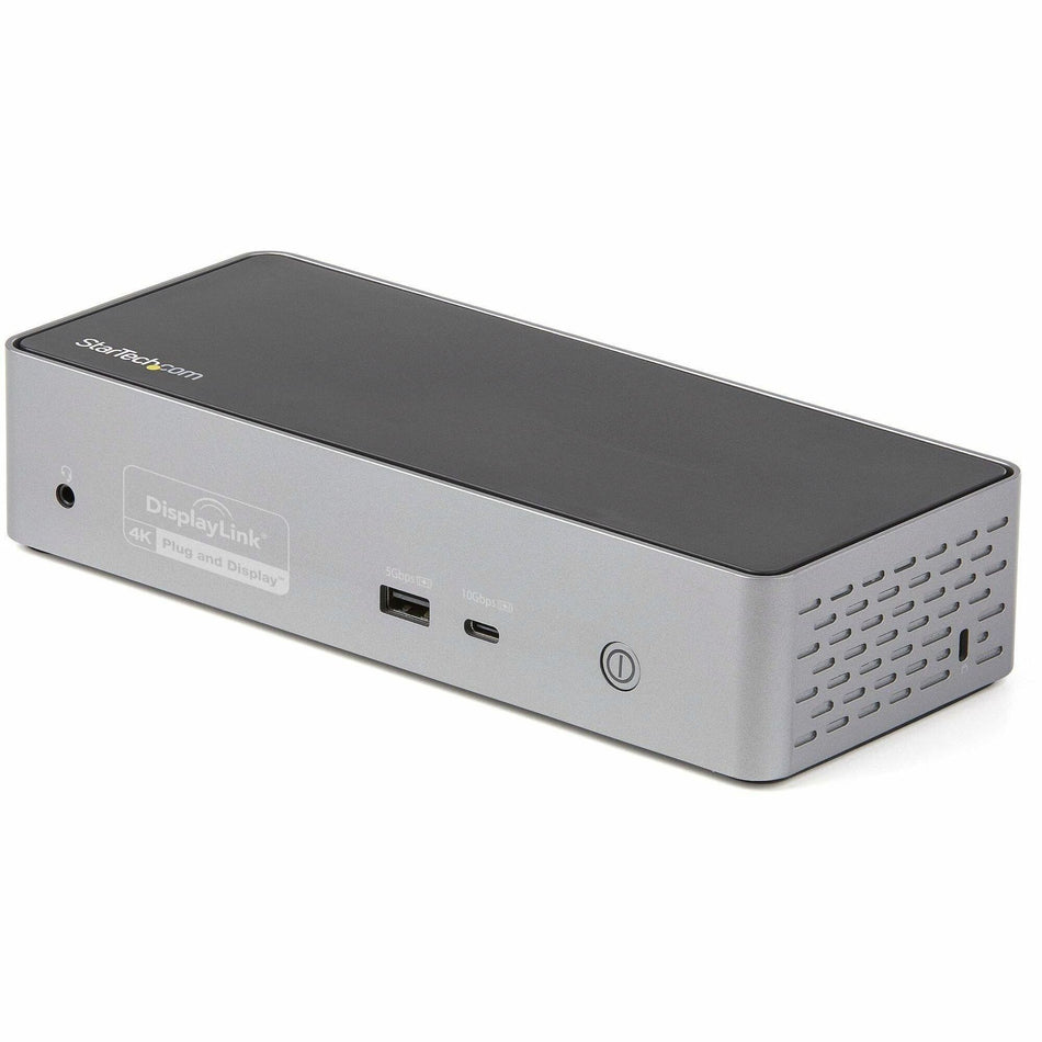 StarTech.com USB-C Dock, 4K 60Hz Quad Monitor DisplayPort & HDMI, Universal USB C Docking Station, 100W Power Delivery, USB Hub 1C/3A, GbE - DK31C4DPPD