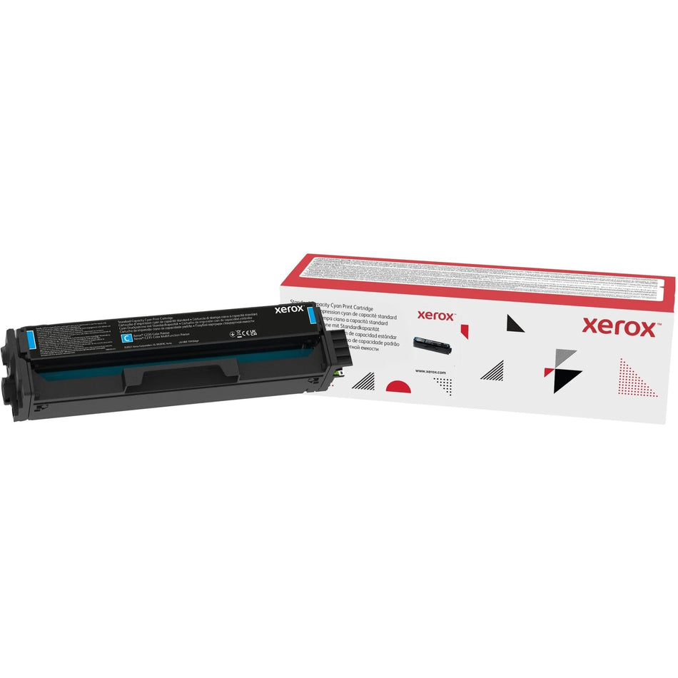 Xerox Original Standard Yield Laser Toner Cartridge - Cyan - 1 Pack - 006R04384