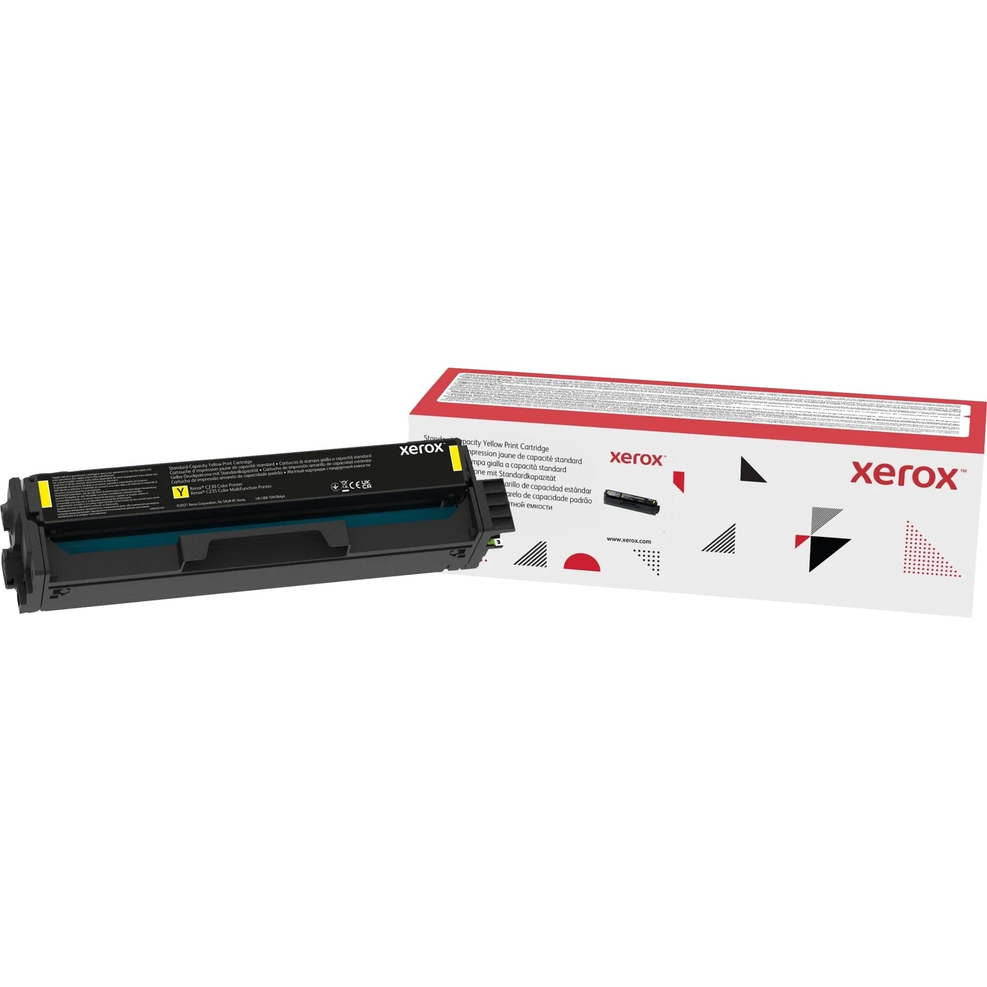 Xerox Original Standard Yield Laser Toner Cartridge - Yellow - 1 Pack - 006R04386